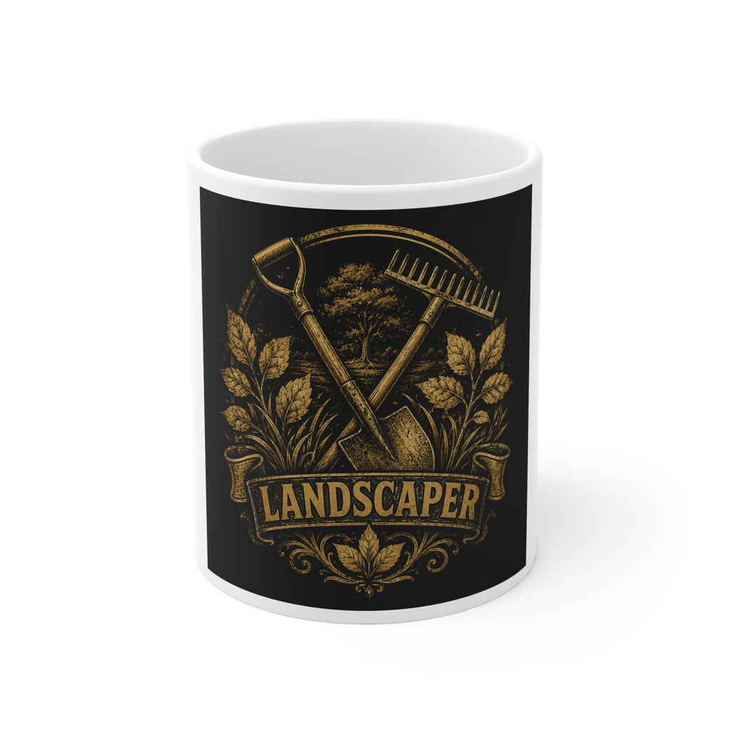 Proud Landscaper Badge Mug