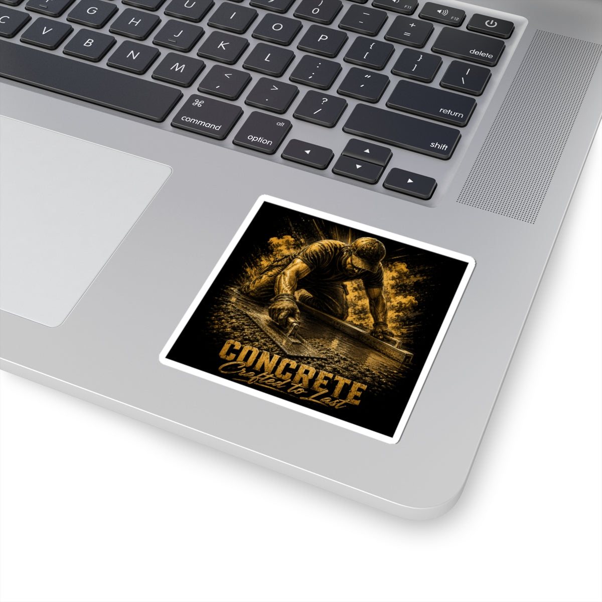 Concrete Crafted To Last Sticker
