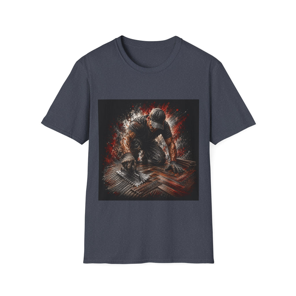 Tattooed Tiler At Work Classic Tee
