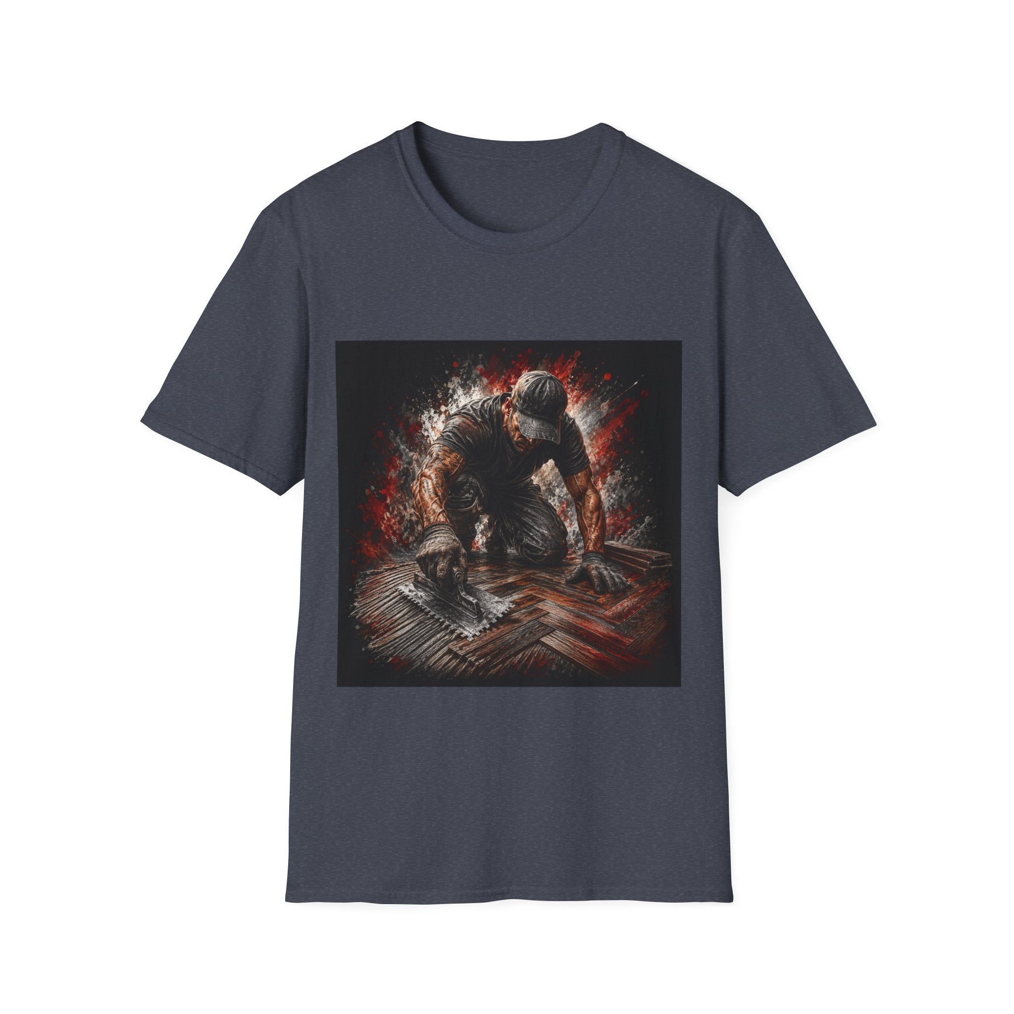 Tattooed Tiler At Work Classic Tee