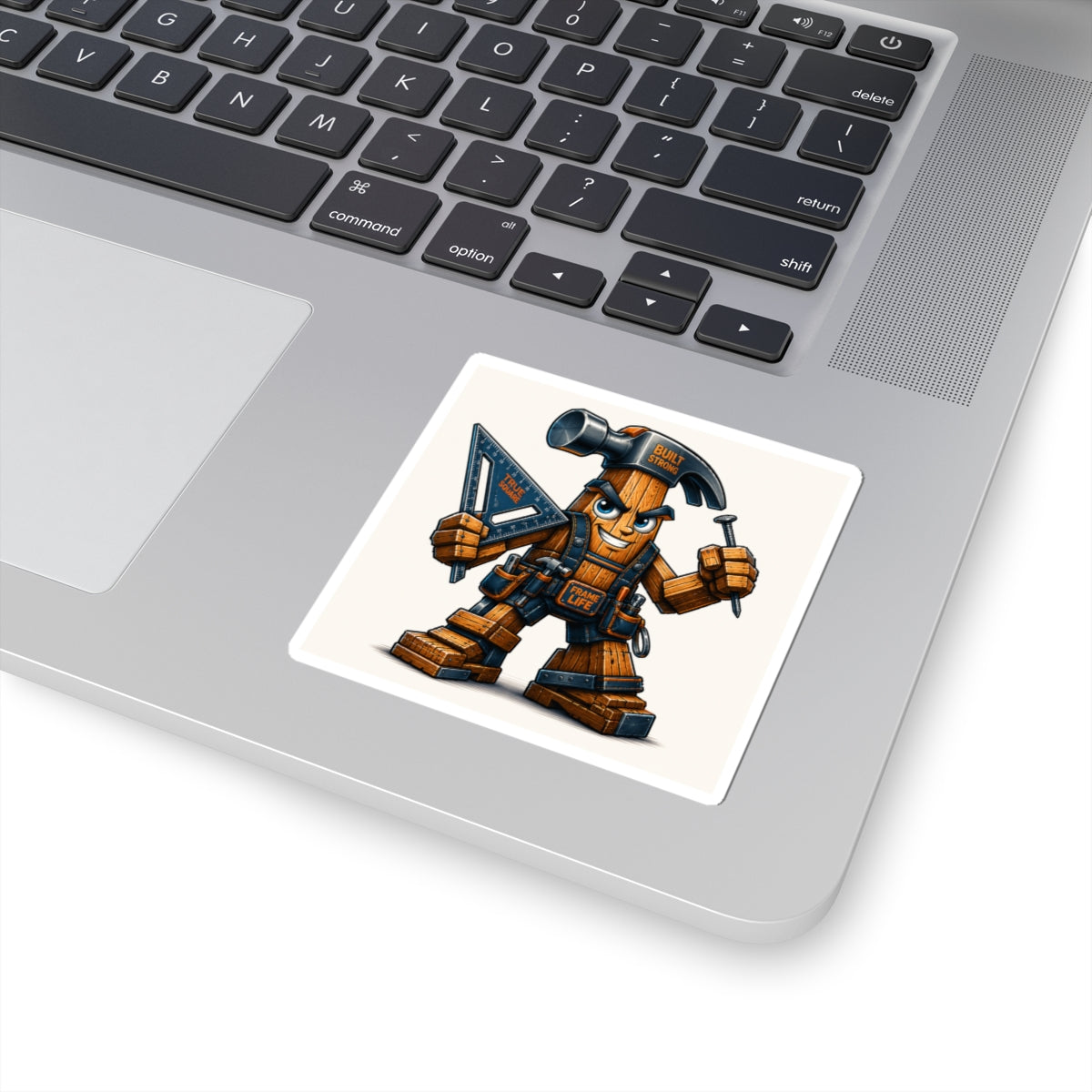Built Strong Carpenter Buddy Sticker