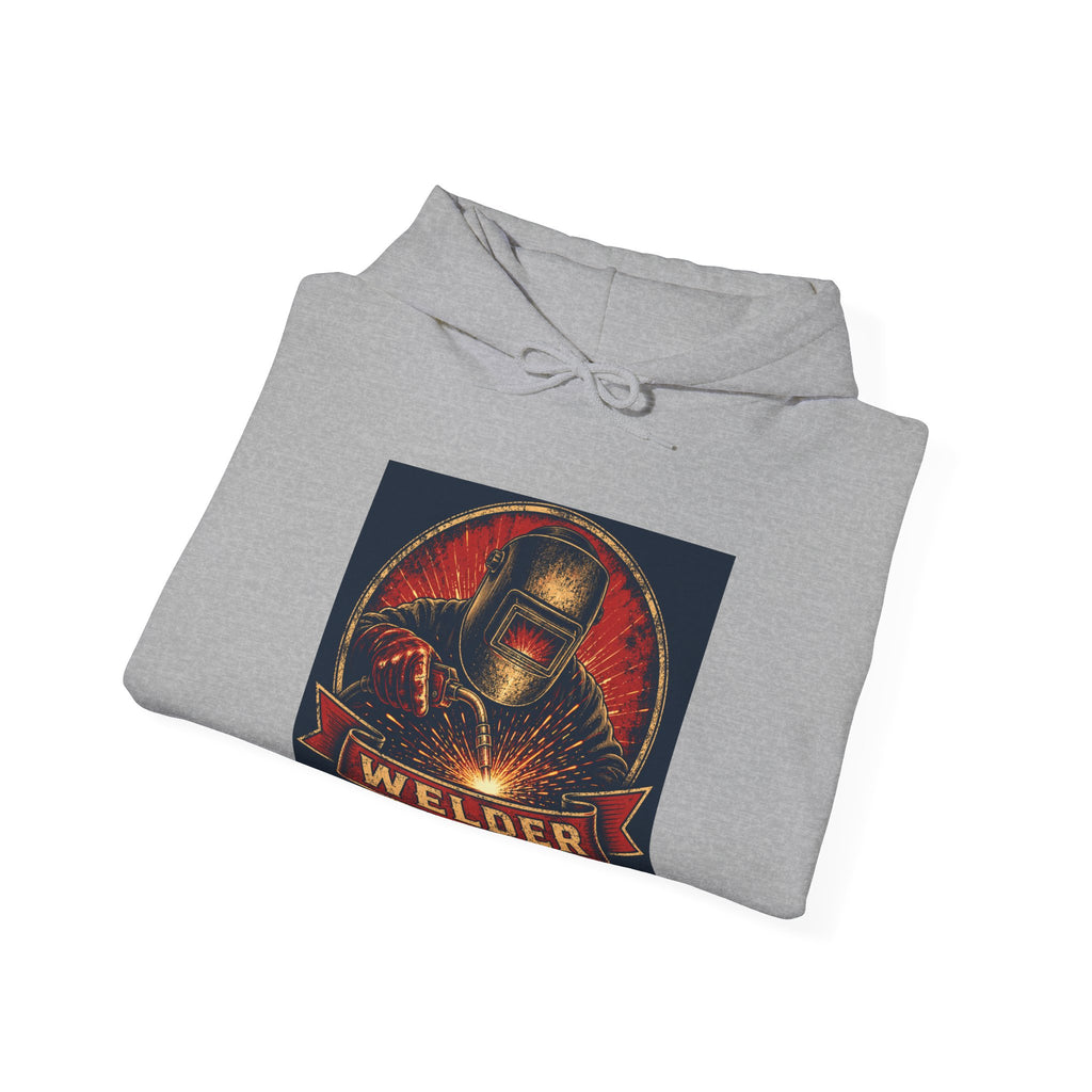 Proud Welder Badge Hoodie