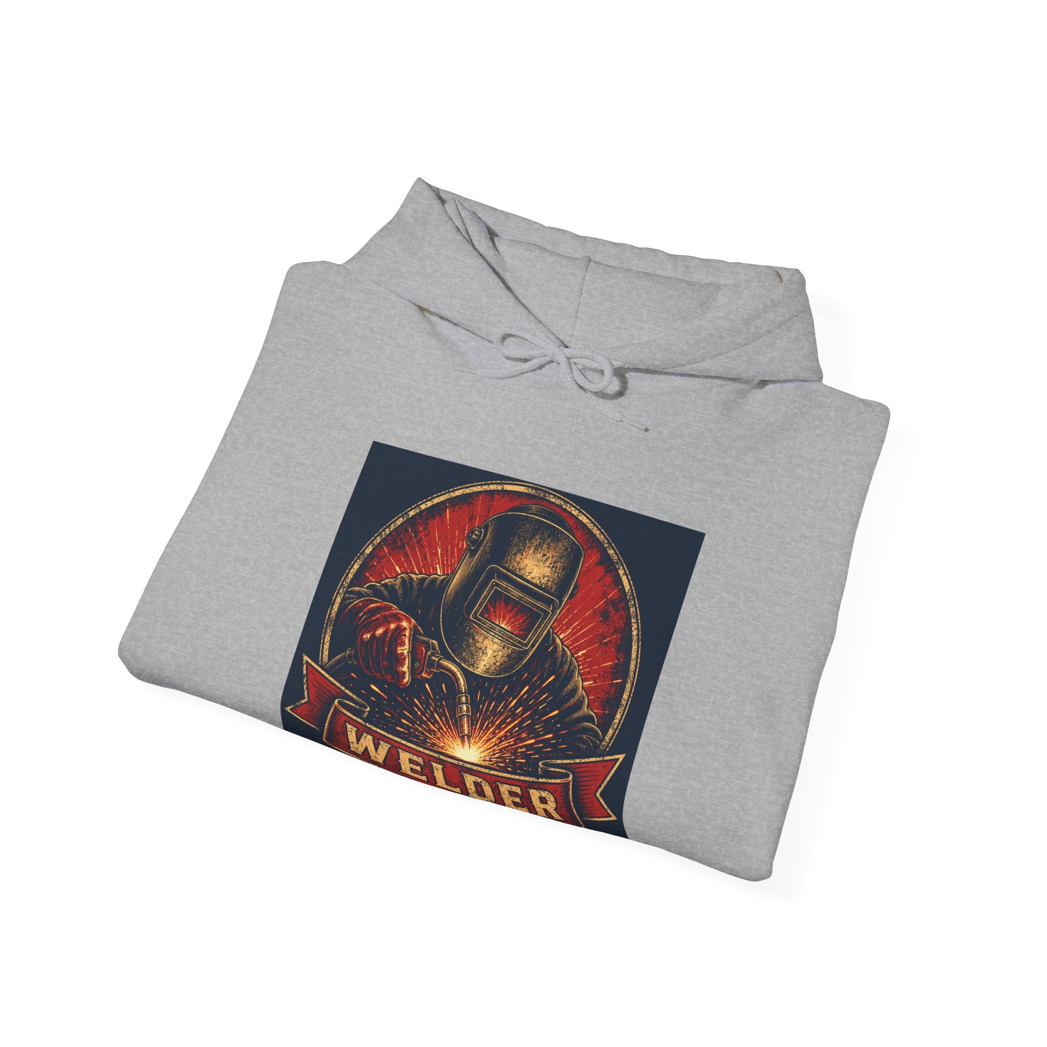 Proud Welder Badge Hoodie