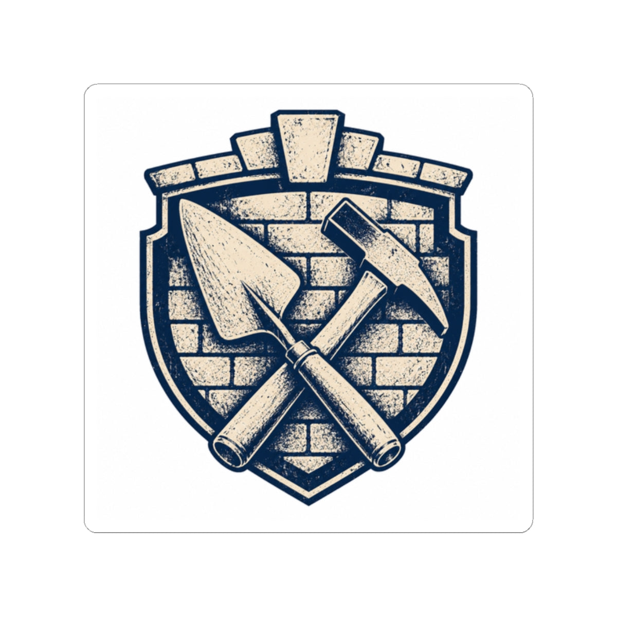 Proud Mason Crest Sticker