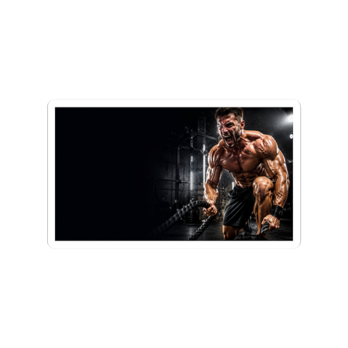 Sweat Is Fat Crying Sticker