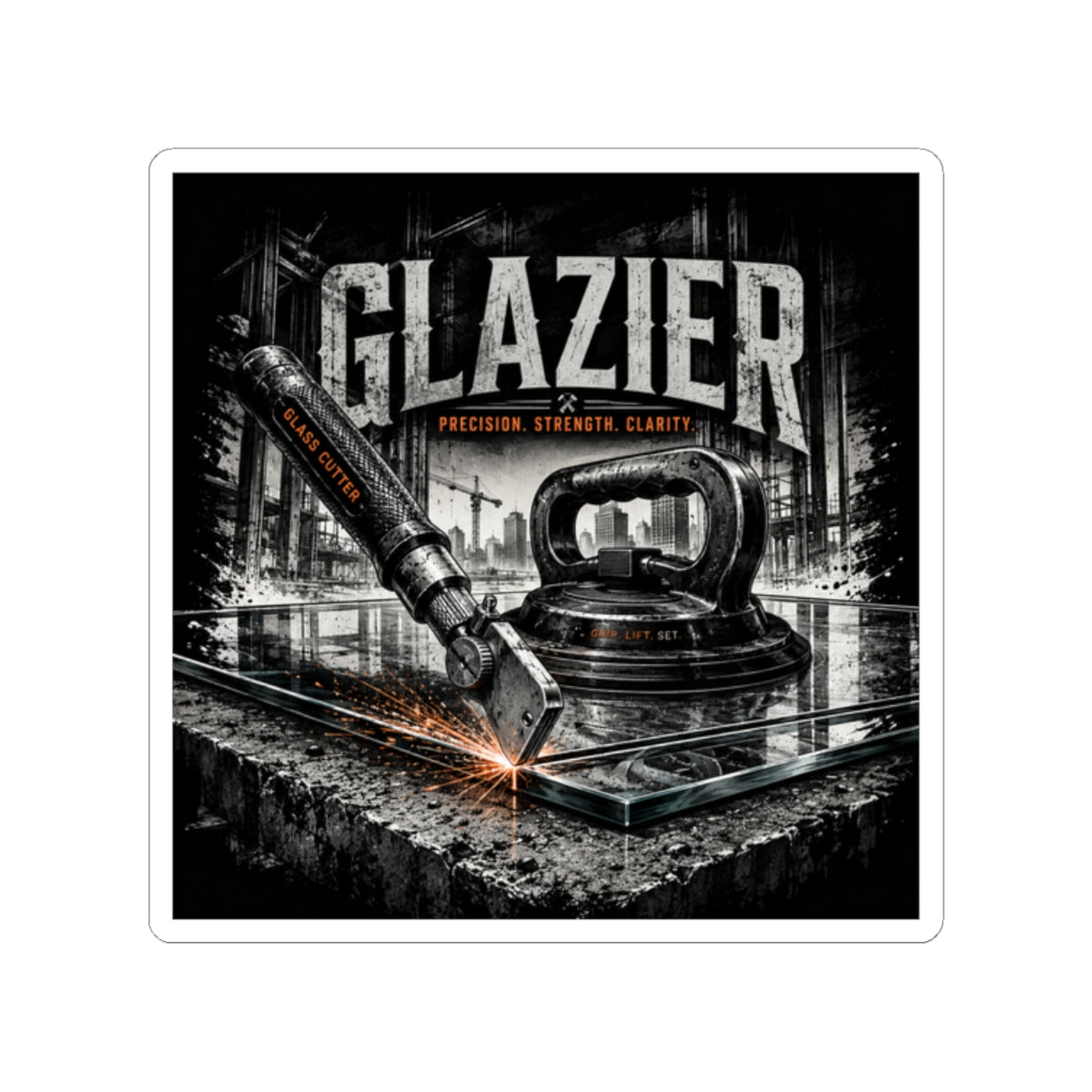 Glazier Strength Sticker