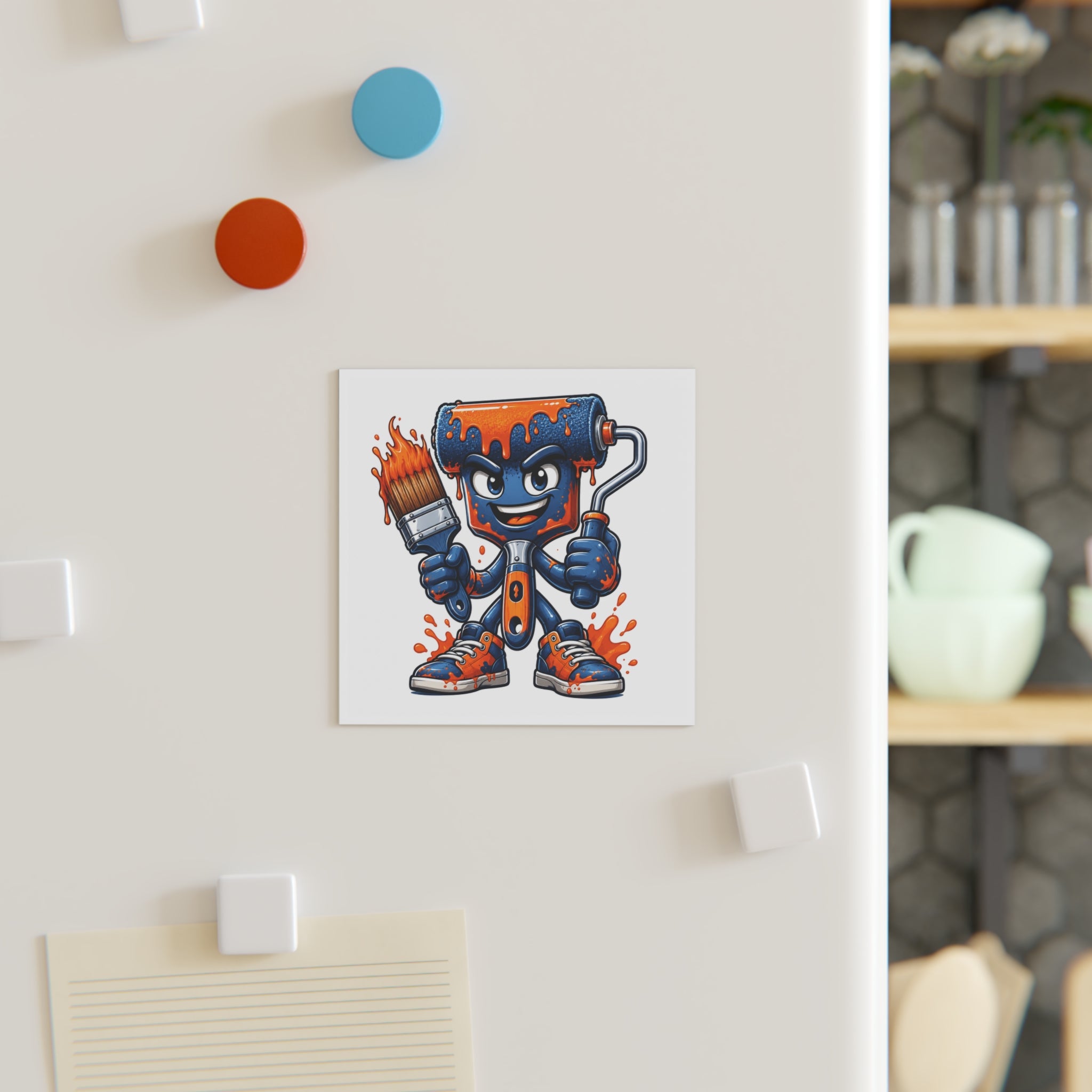 Painting Powerhouse Magnet