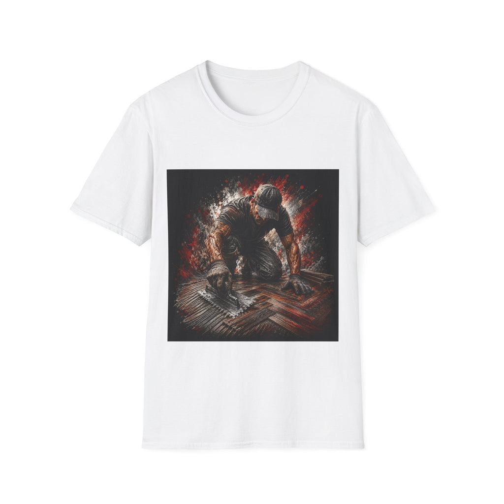 Tattooed Tiler At Work Classic Tee