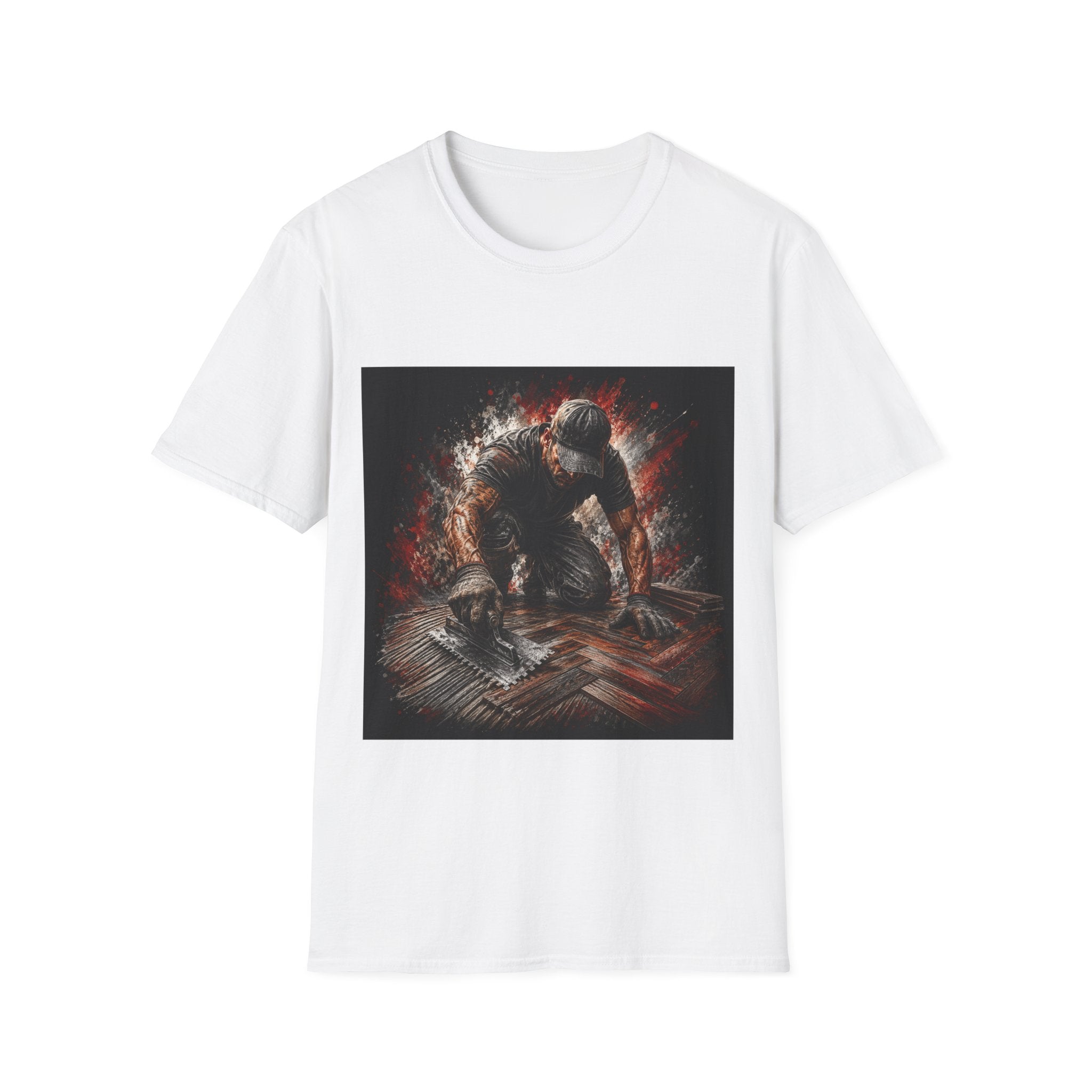 Tattooed Tiler At Work Classic Tee