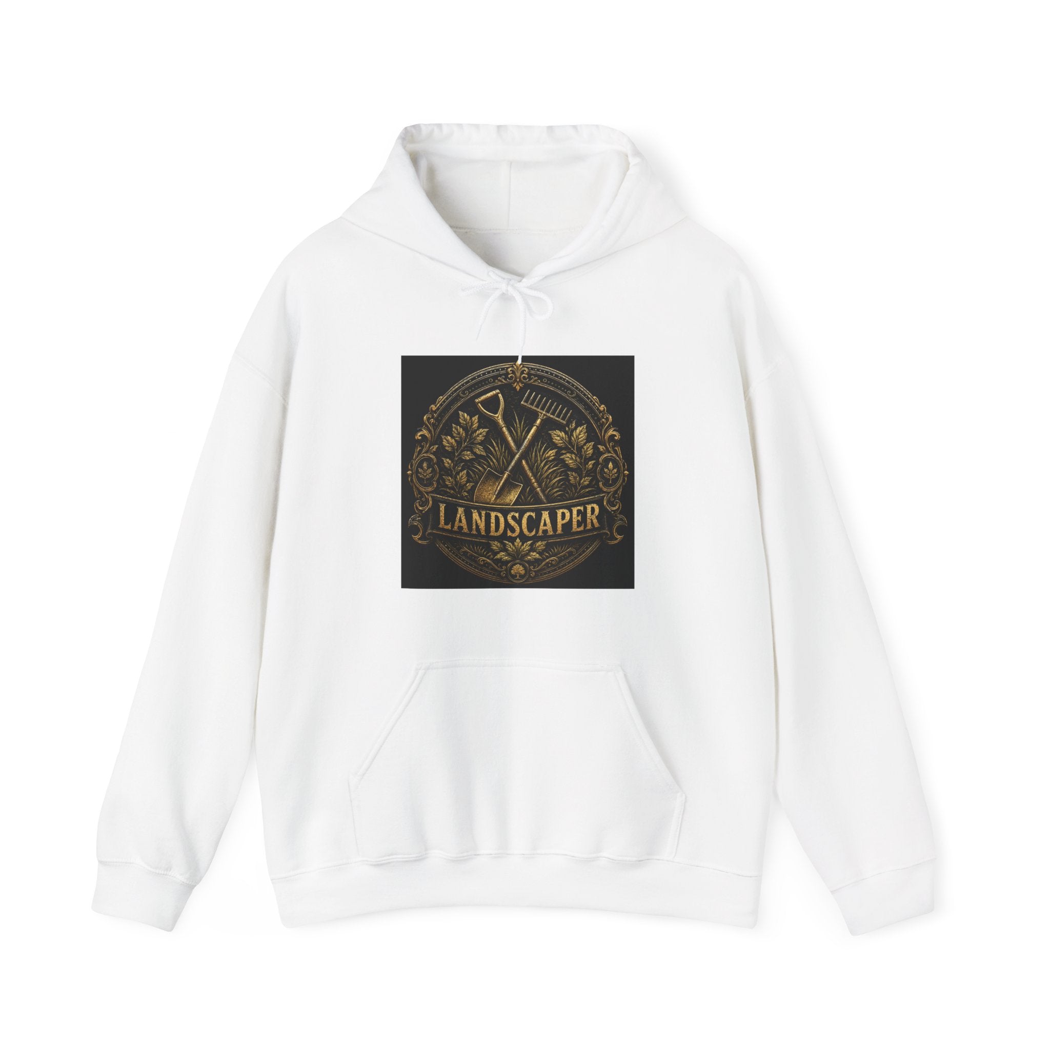 Proud Landscaper Badge Hoodie