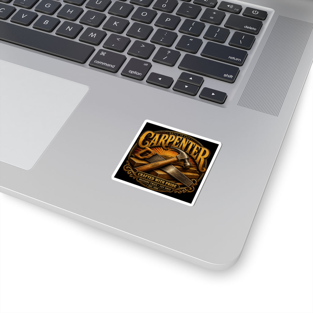 Carpenter Crafted With Pride Sticker