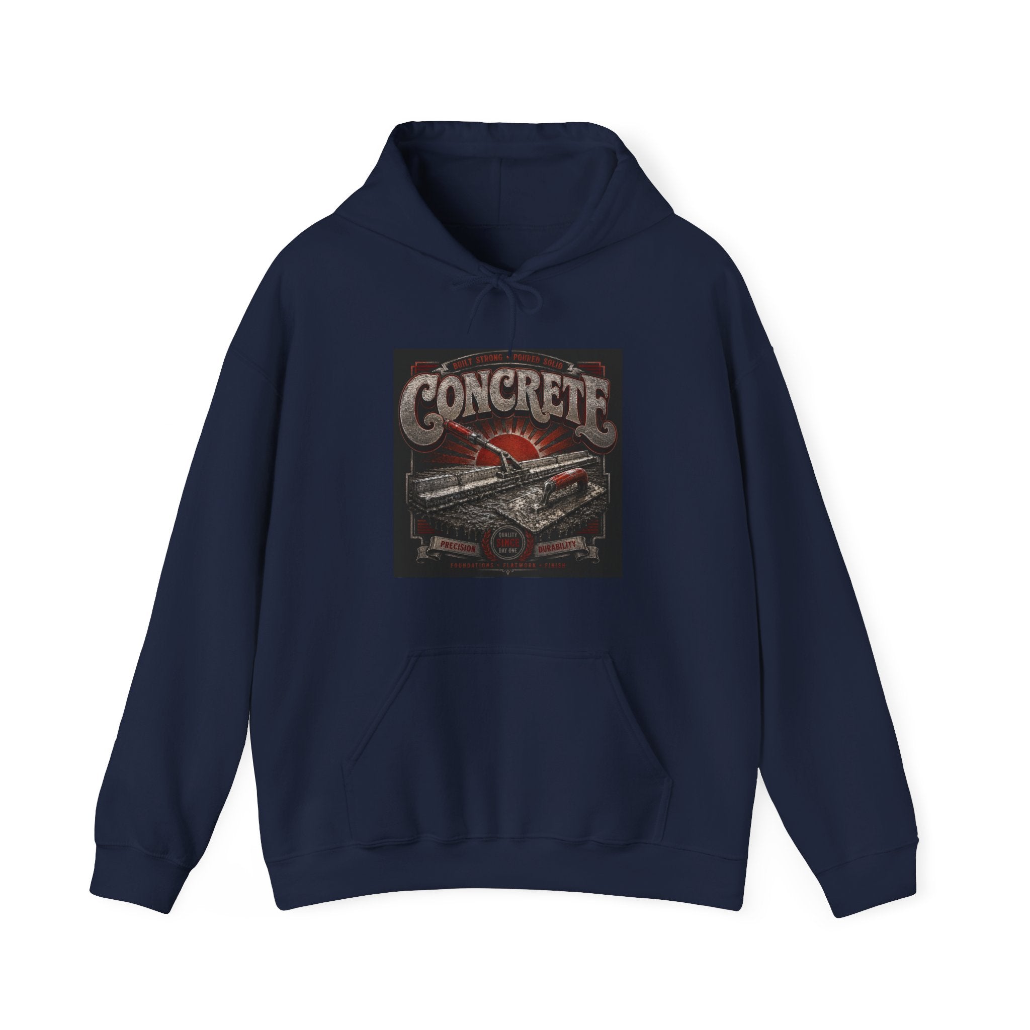 Built Strong Concrete Crew Hoodie