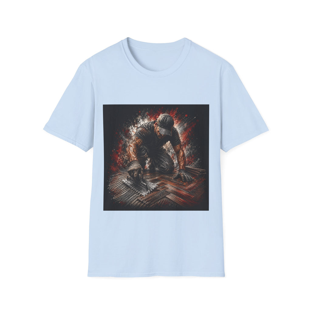 Tattooed Tiler At Work Classic Tee