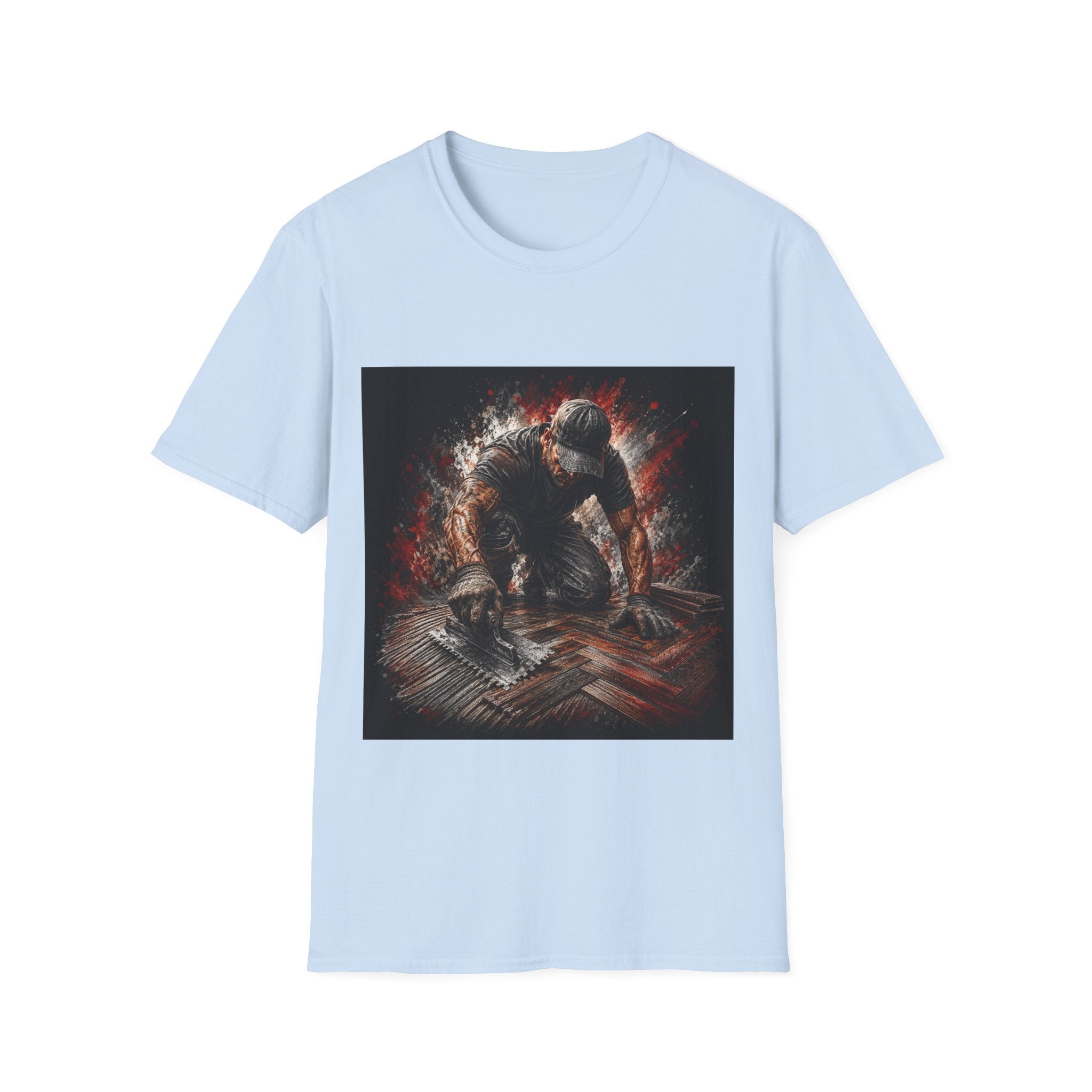 Tattooed Tiler At Work Classic Tee