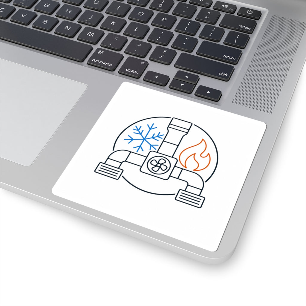 Heating And Cooling System Sticker