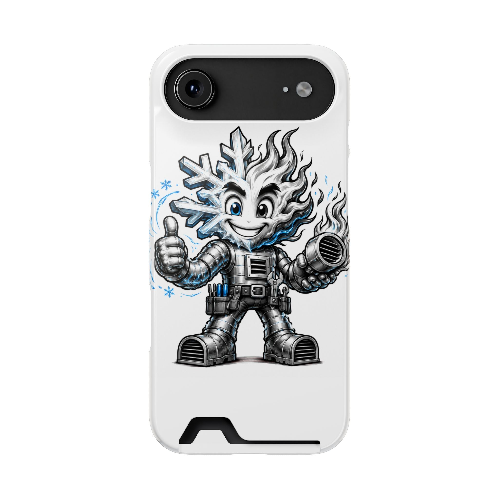 Chilly Robot Snowflake Buddy Phone Case