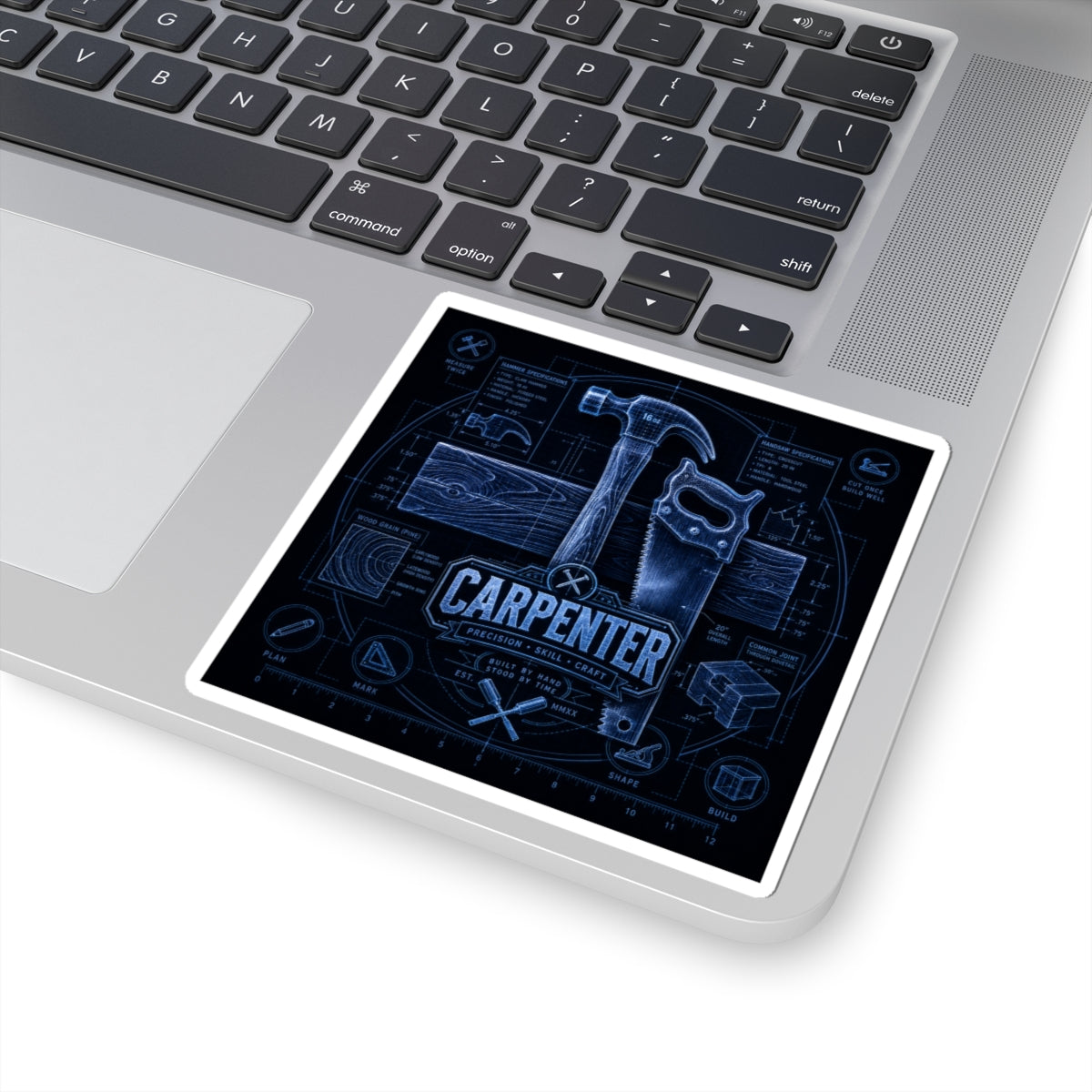 Carpenter Precision Skill Craft Sticker