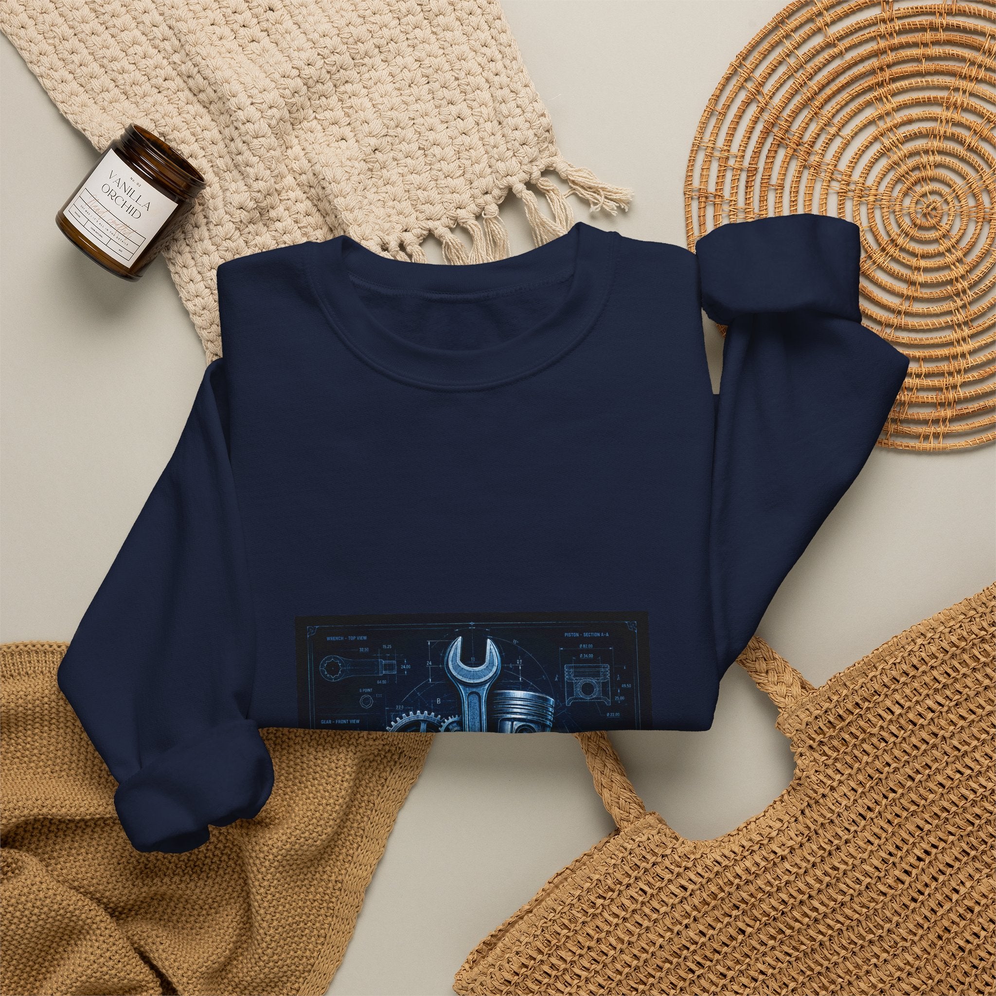 Mechanic Blueprint Sweatshirt