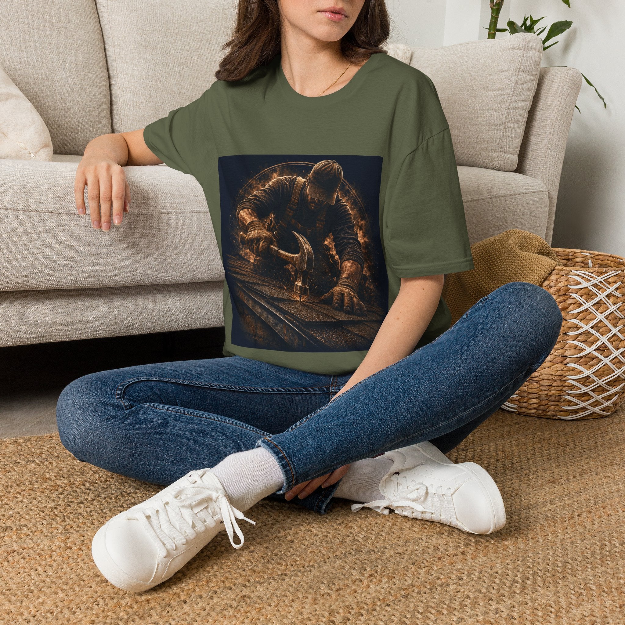 Roofer At His Finest Classic Tee
