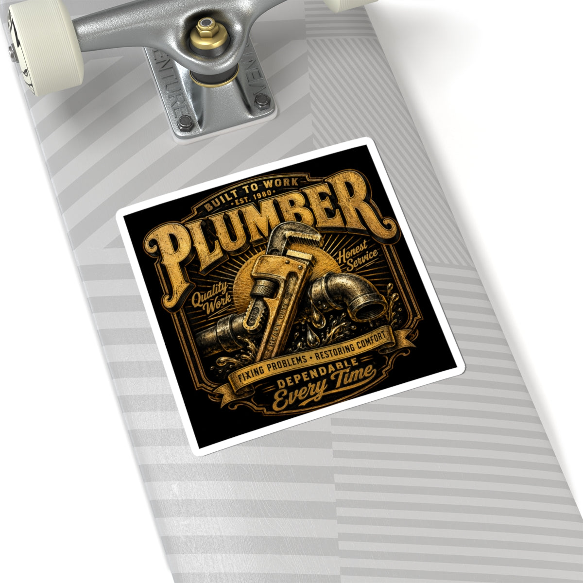 Proud Plumber Workwear Sticker