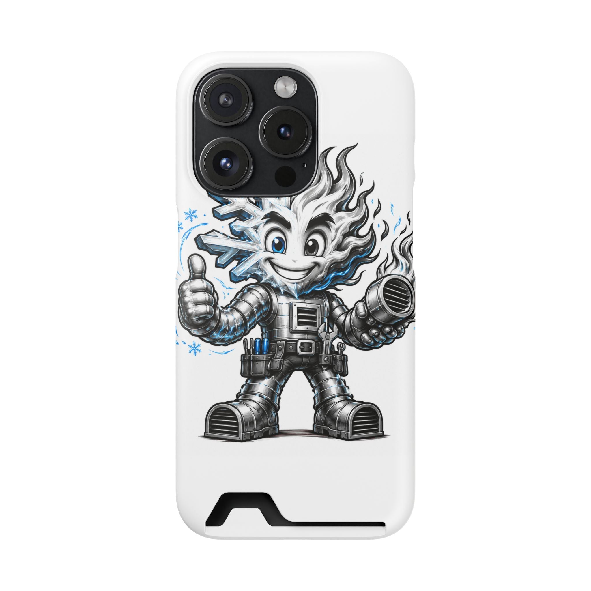 Chilly Robot Snowflake Buddy Phone Case