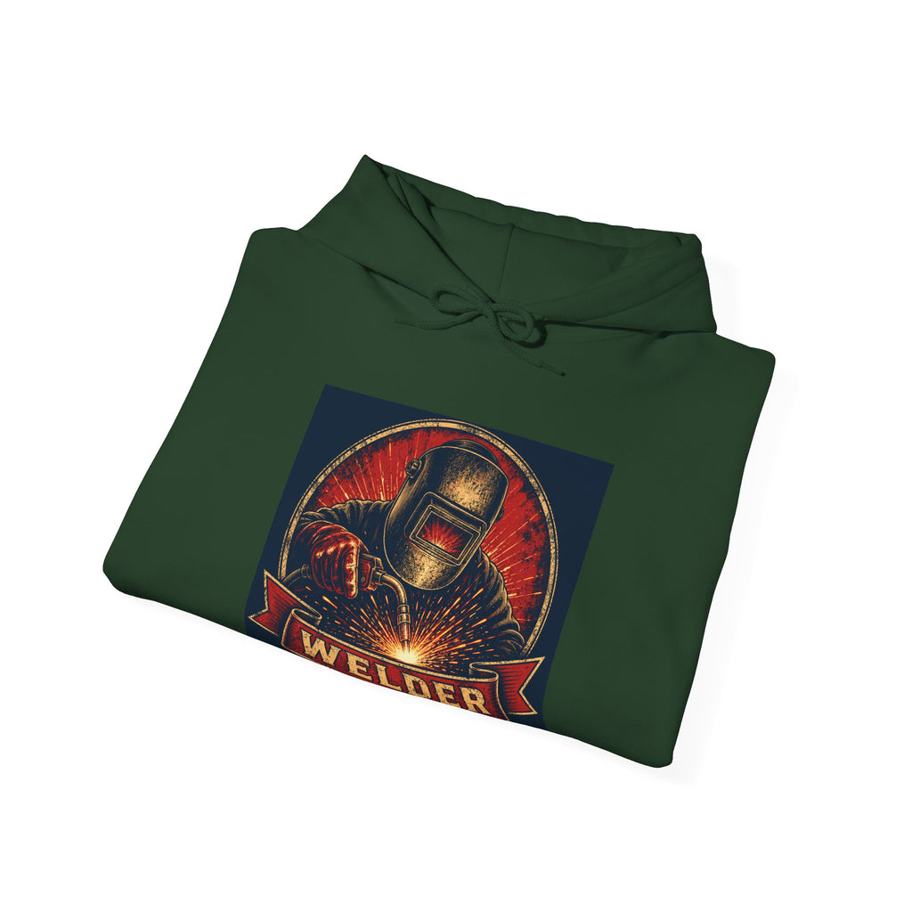 Proud Welder Badge Hoodie