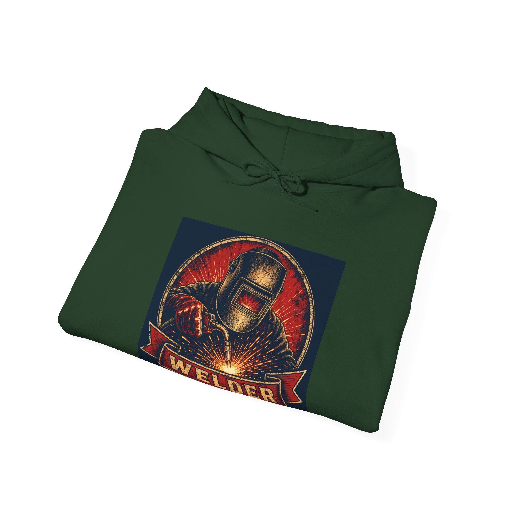 Proud Welder Badge Hoodie