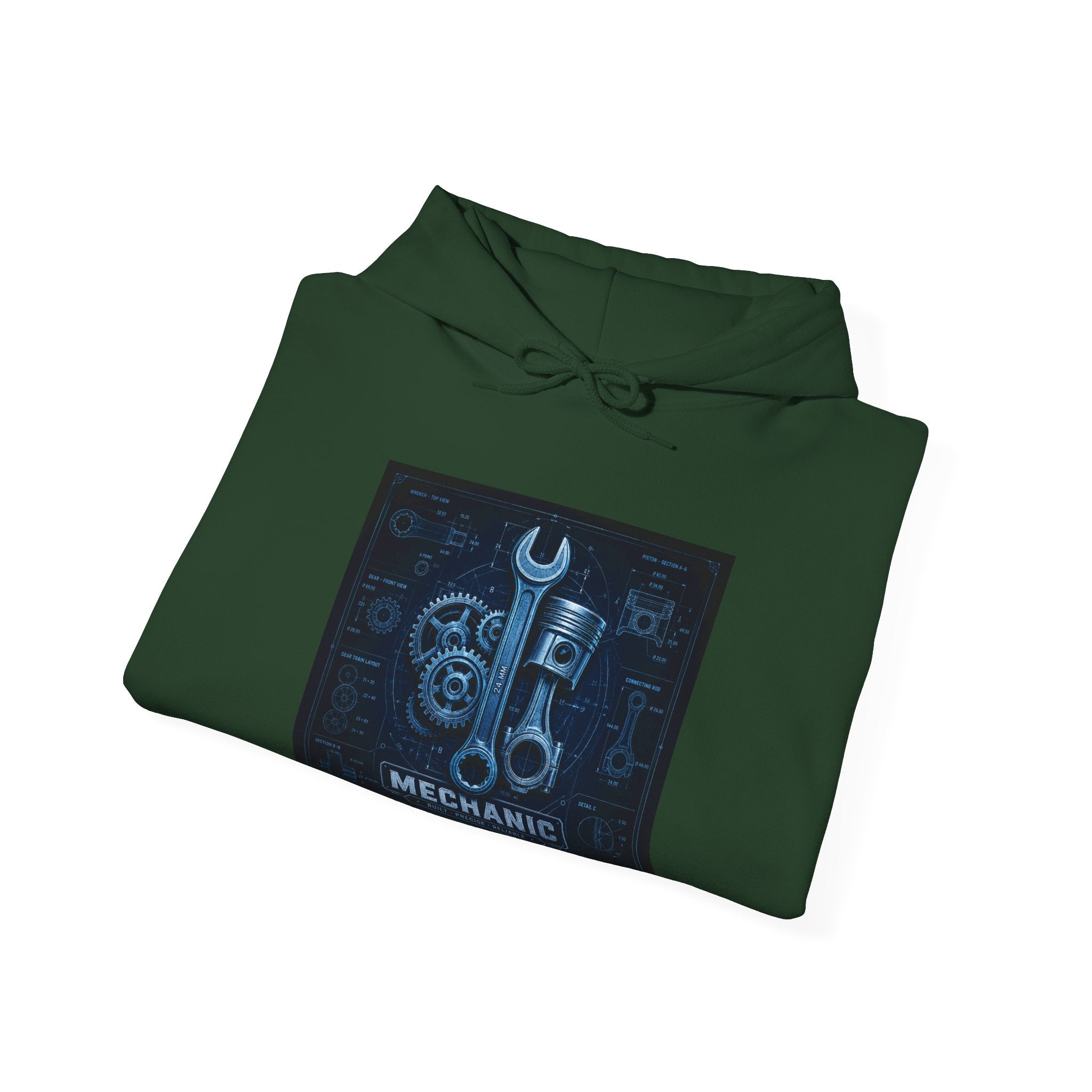 Mechanic Blueprint Hoodie