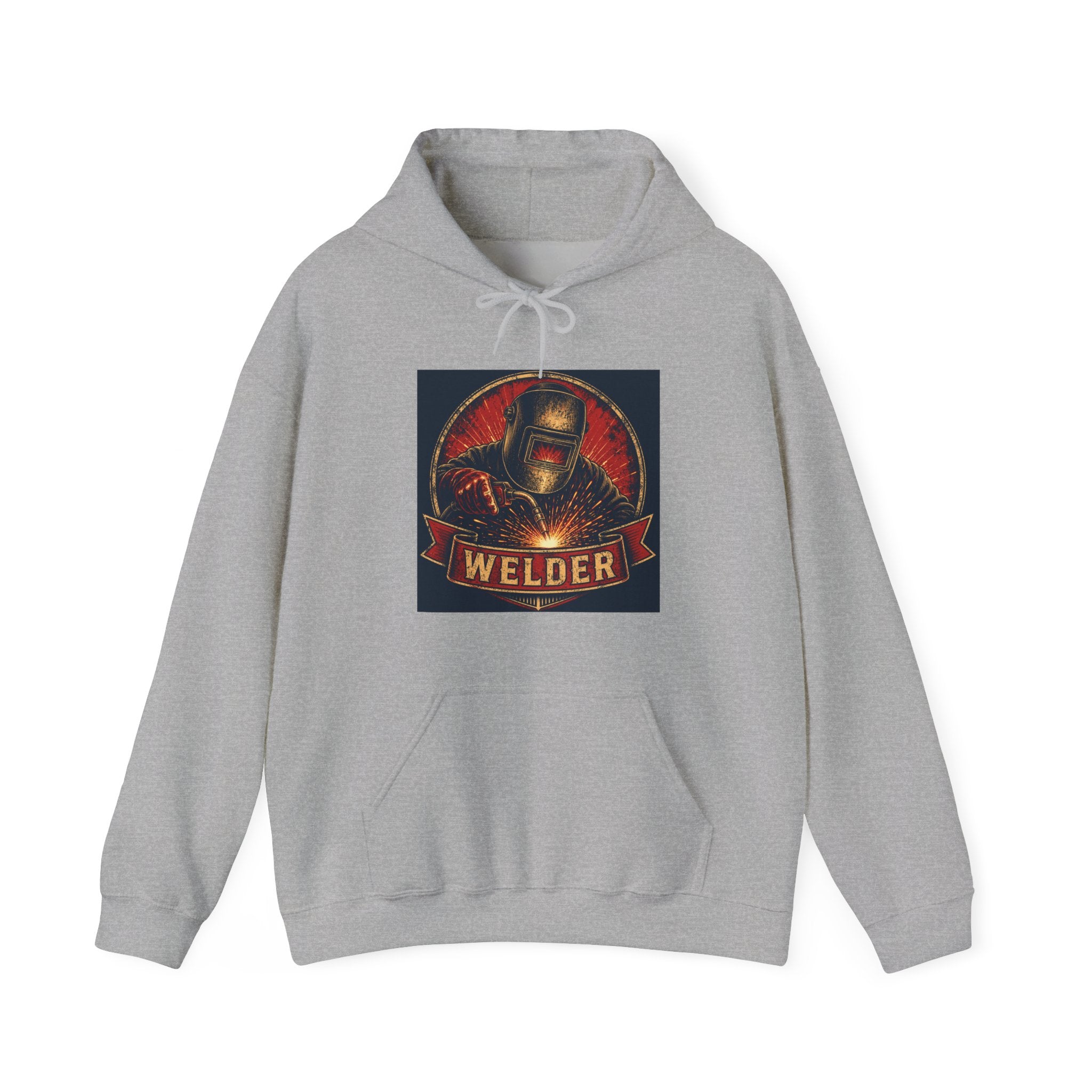 Proud Welder Badge Hoodie