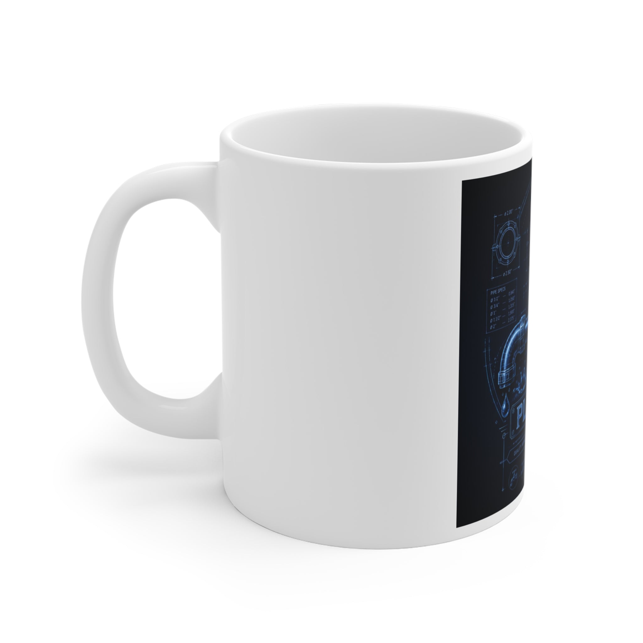 Proud Plumber Blueprint Mug