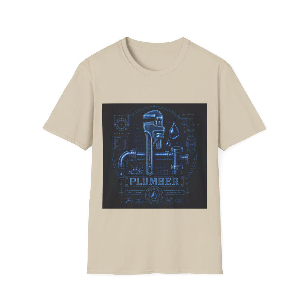 Proud Plumber Blueprint Classic Tee