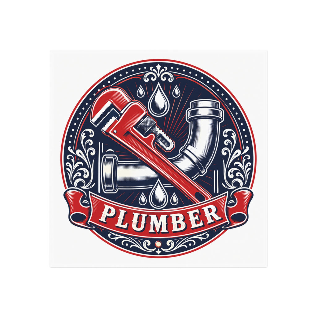Proud Plumber Badge Magnet