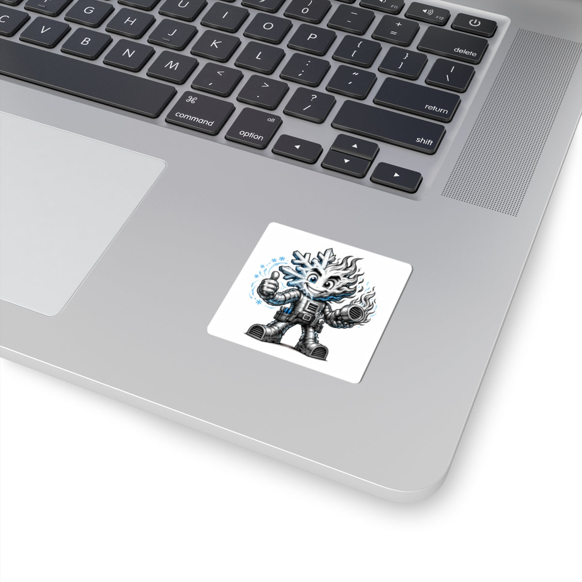 Chilly Robot Snowflake Buddy Sticker
