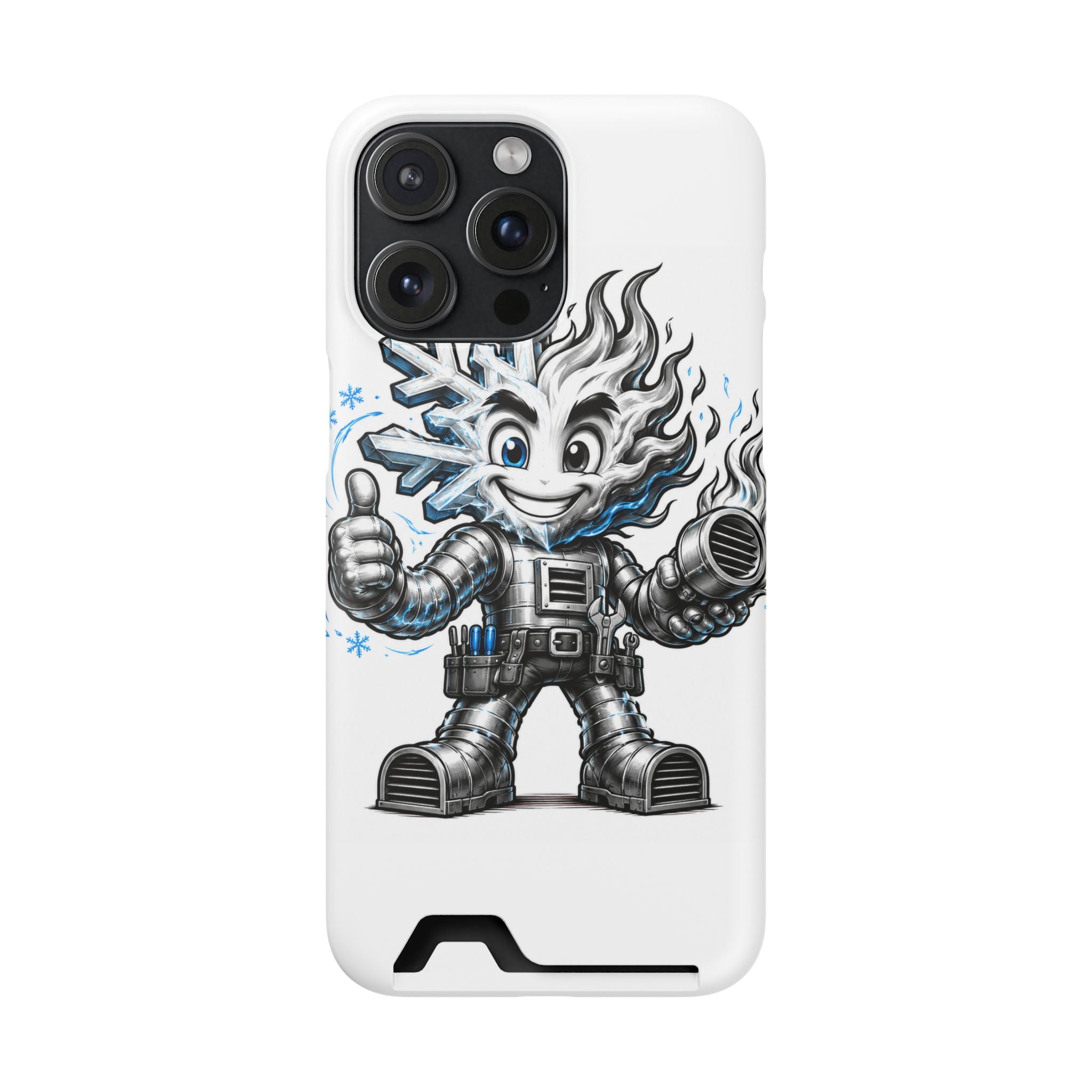 Chilly Robot Snowflake Buddy Phone Case
