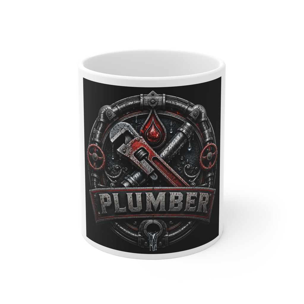 Proud Plumber Badge Mug