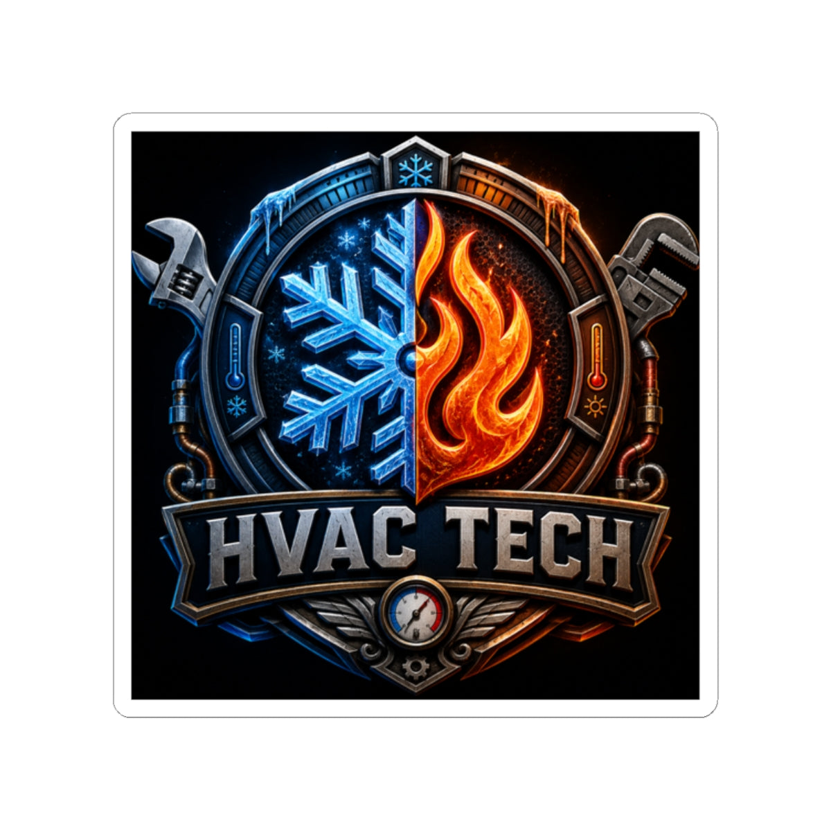 Hvac Tech Specialist Sticker