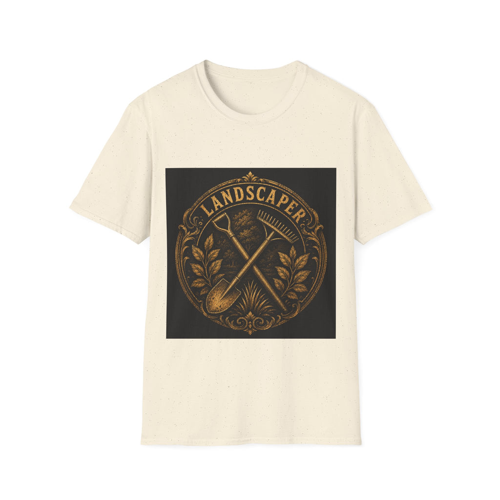 Golden Landscaper Emblem Classic Tee