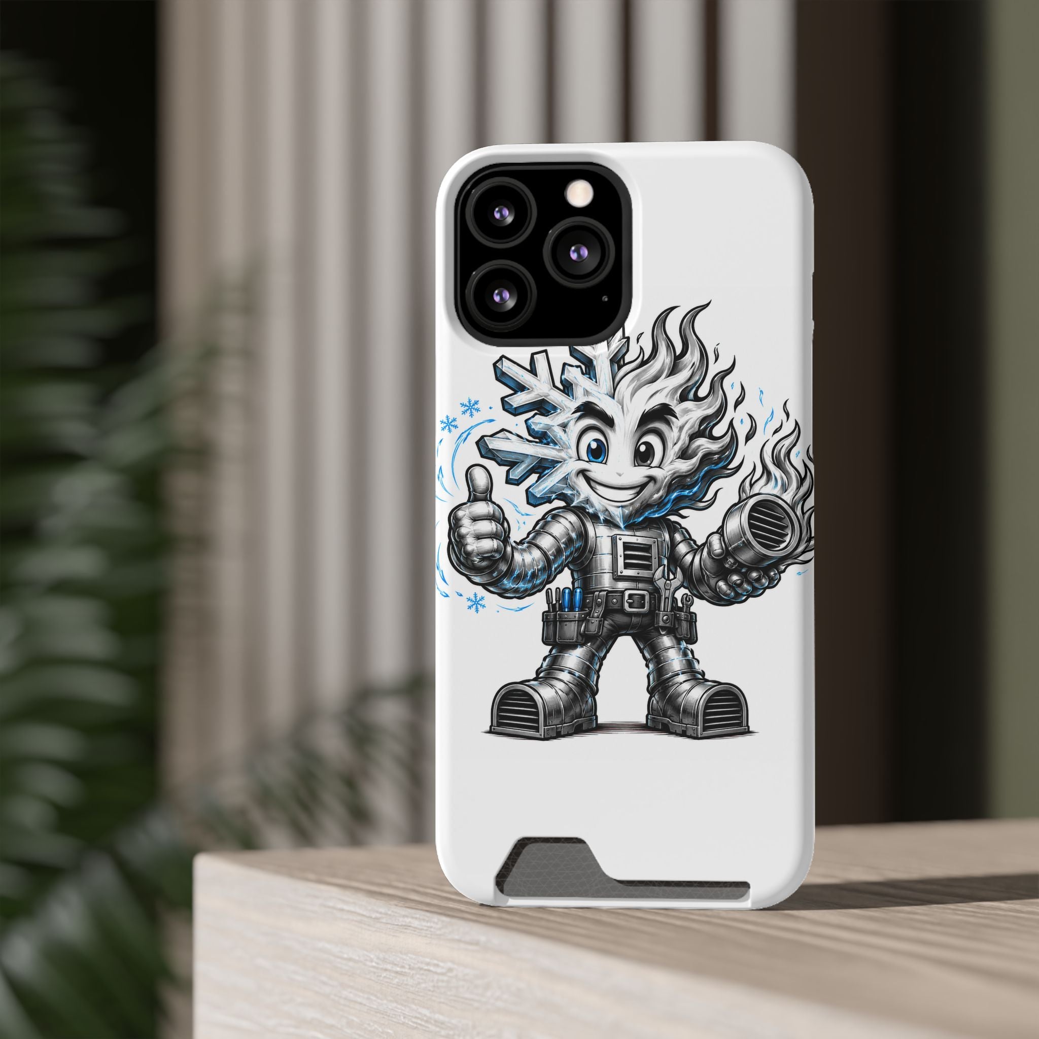 Chilly Robot Snowflake Buddy Phone Case