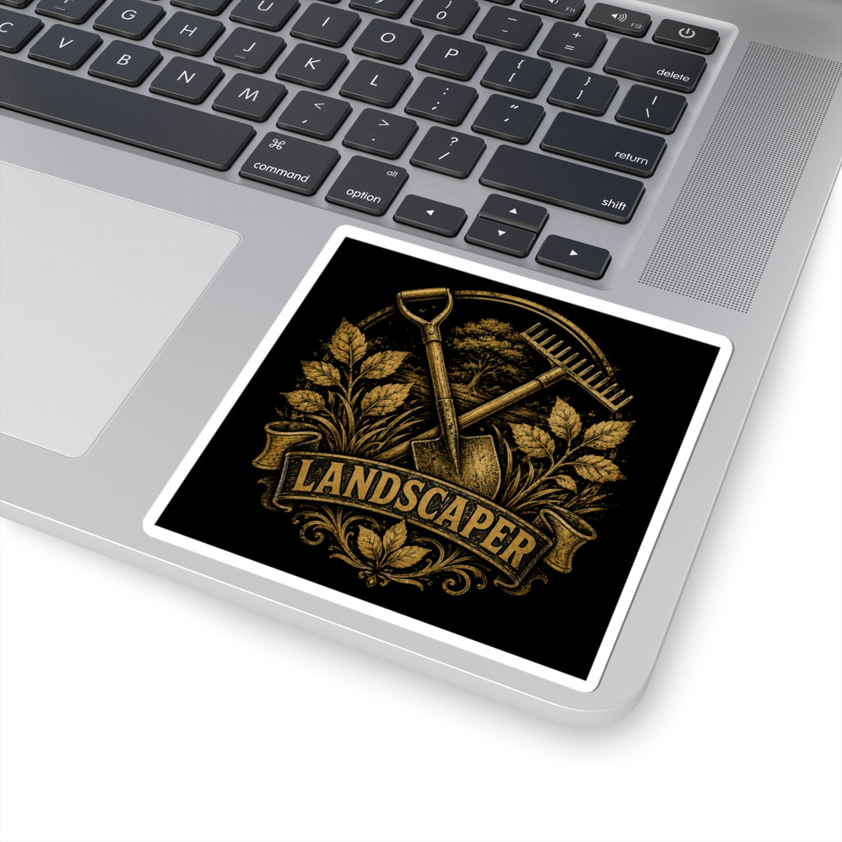 Proud Landscaper Badge Sticker