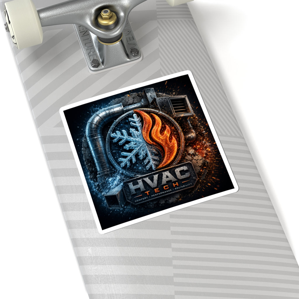 Heating And Cooling Tech Sticker