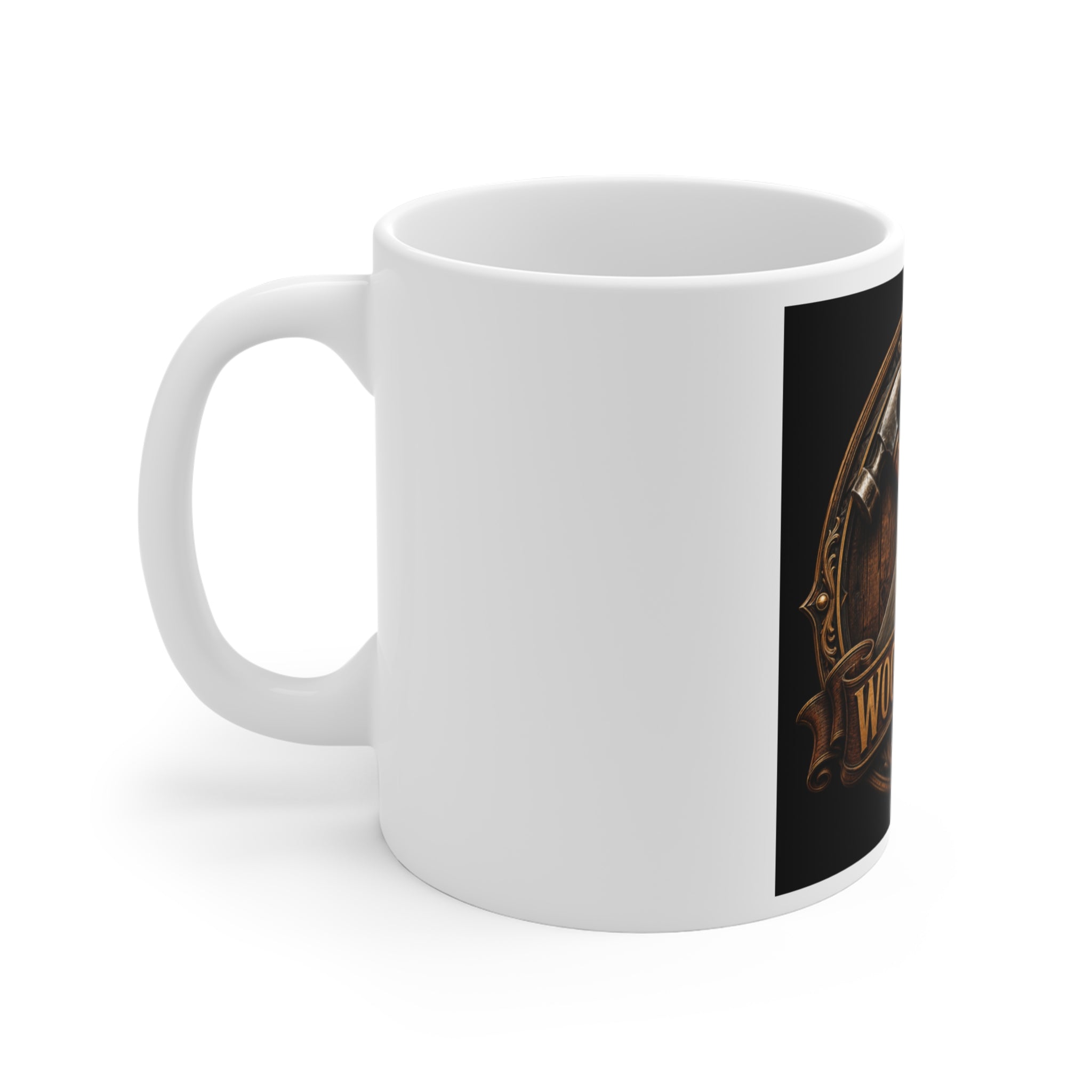 Proud Woodworker Badge Mug