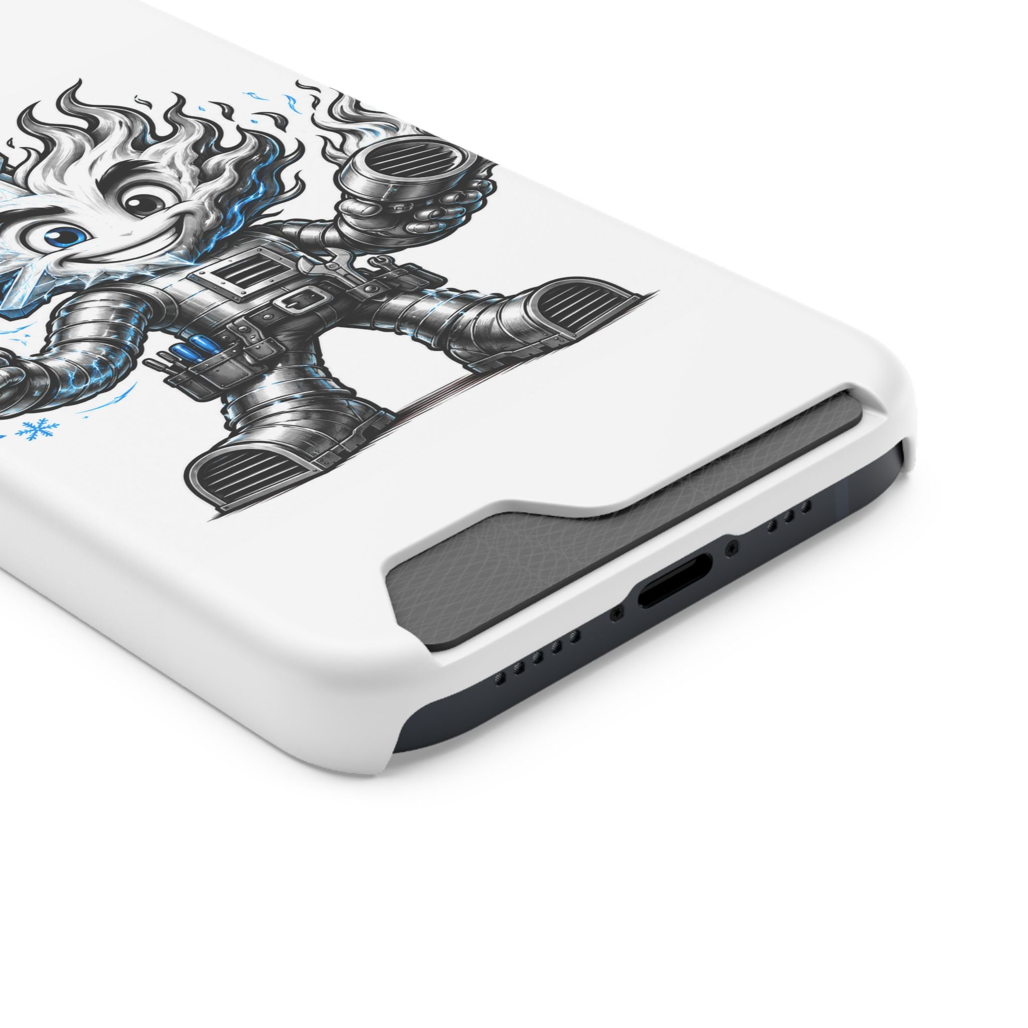 Chilly Robot Snowflake Buddy Phone Case