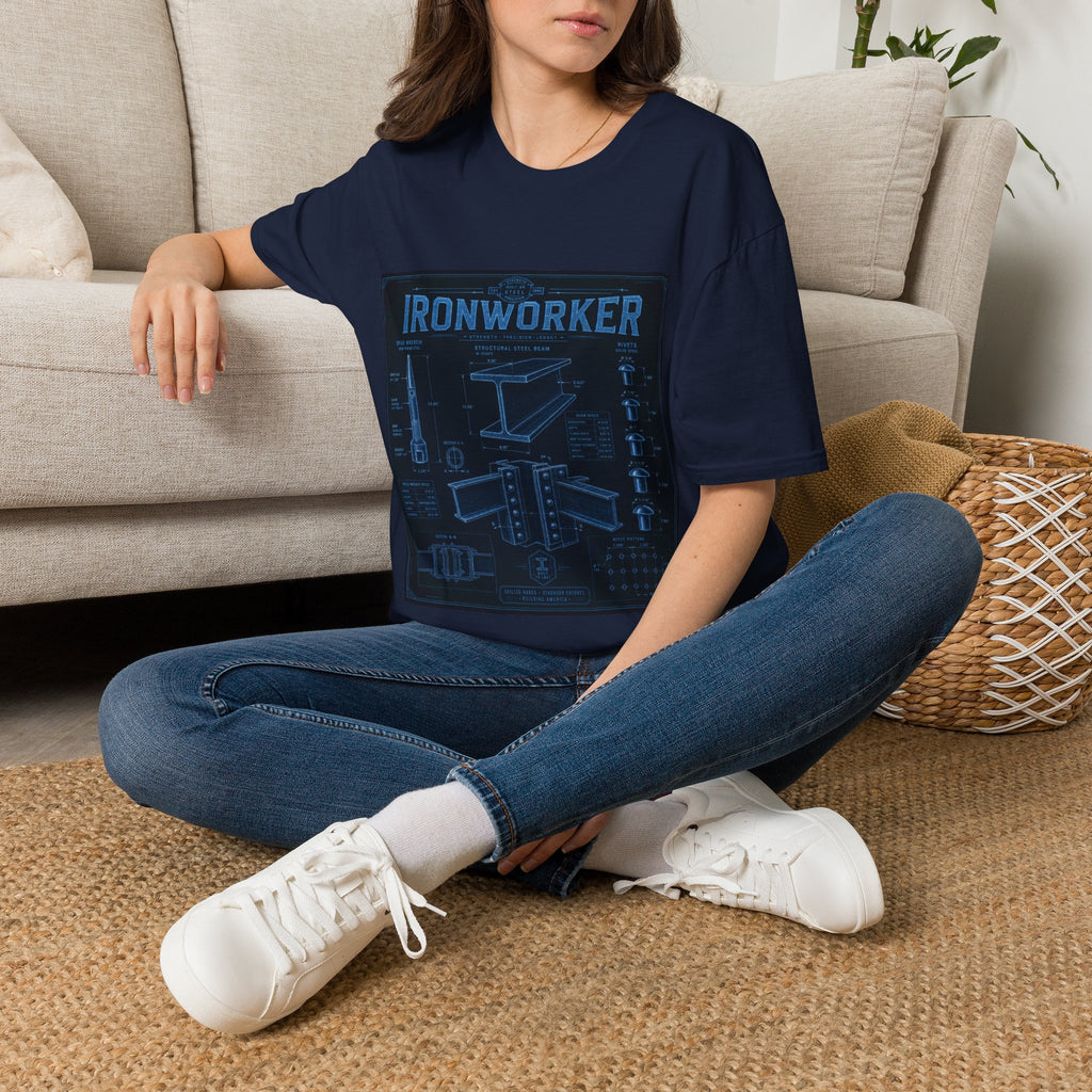 Ironworker Structural Steel Blueprint Classic Tee