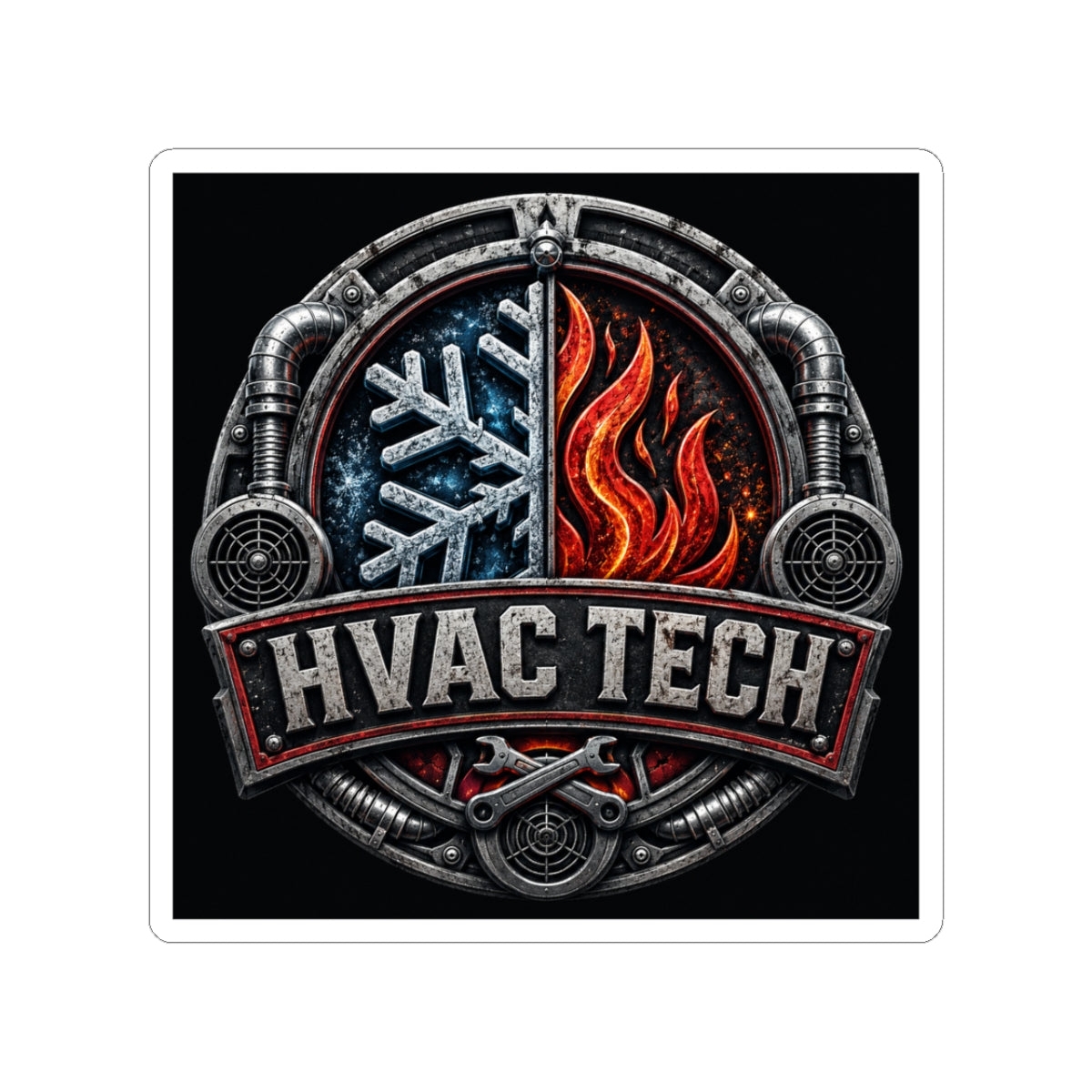 Hvac Tech Specialist Gear Sticker