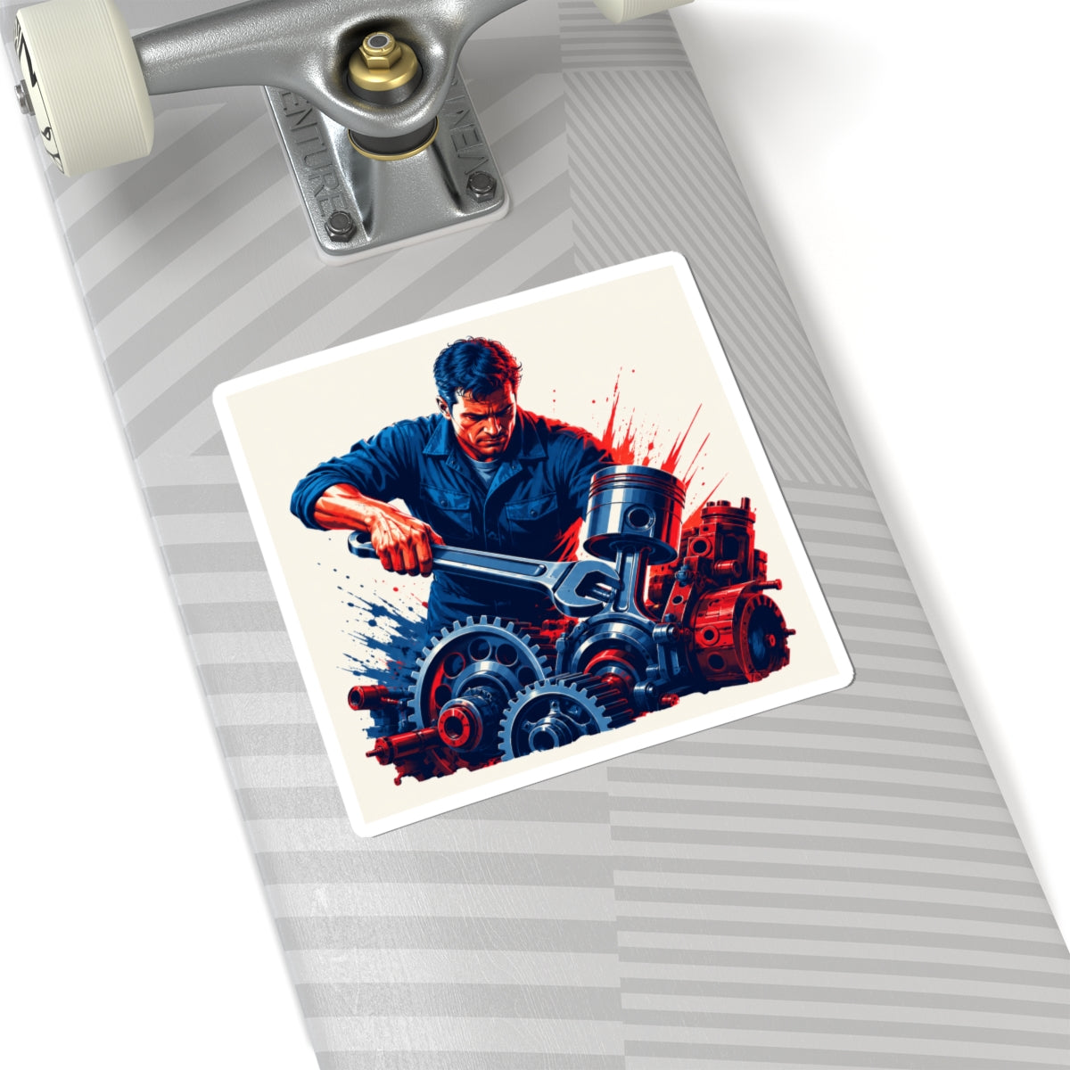 Tighten Up The Engine Sticker