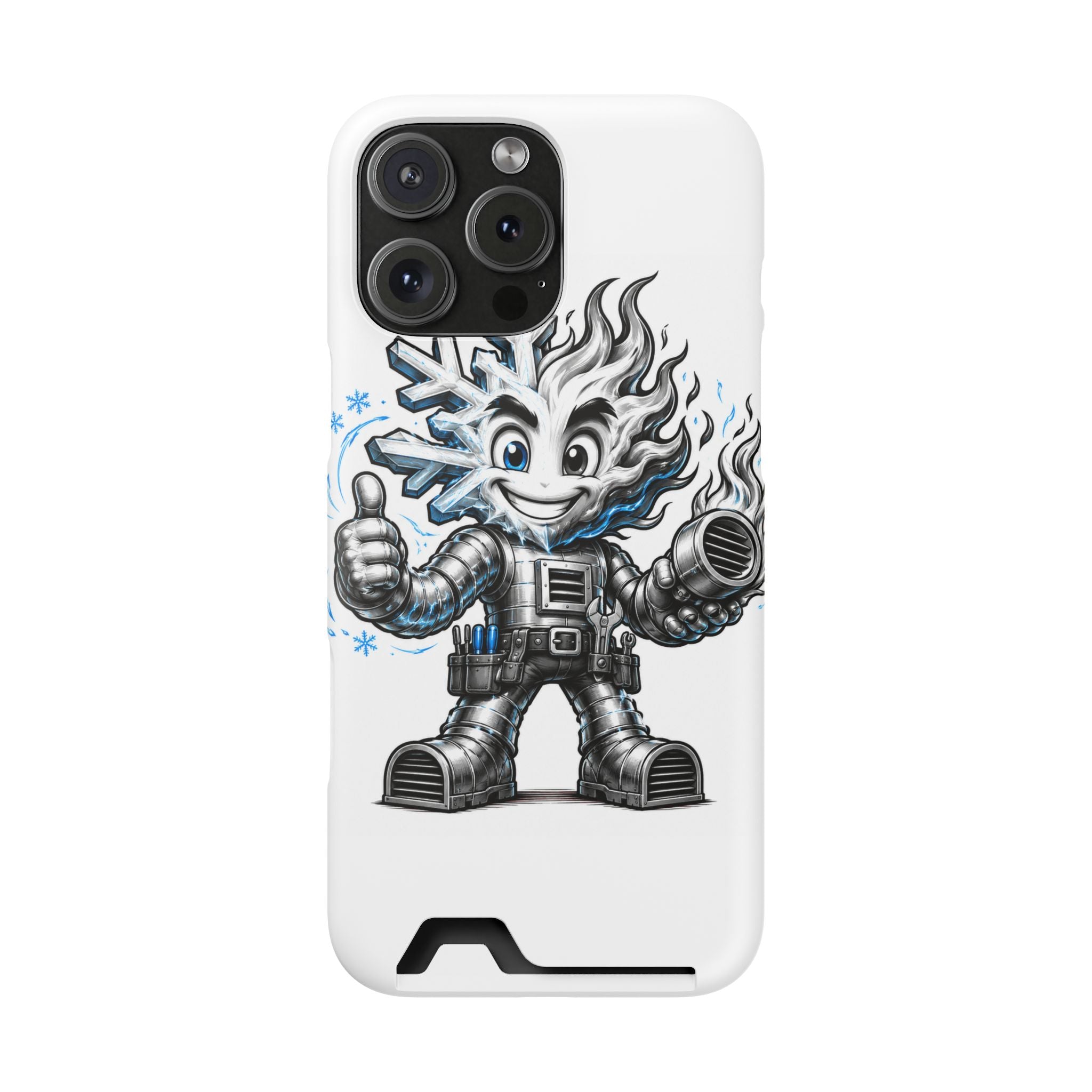 Chilly Robot Snowflake Buddy Phone Case