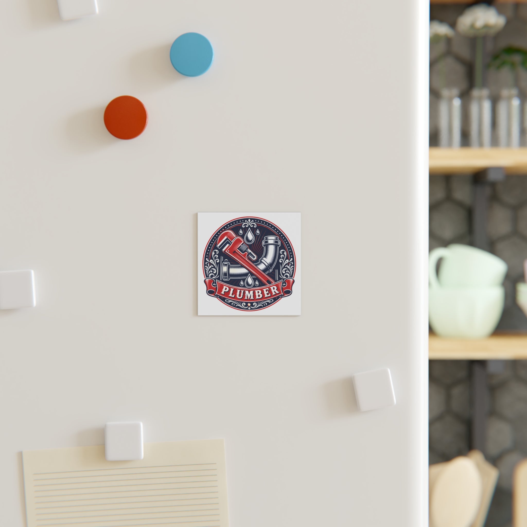 Proud Plumber Badge Magnet