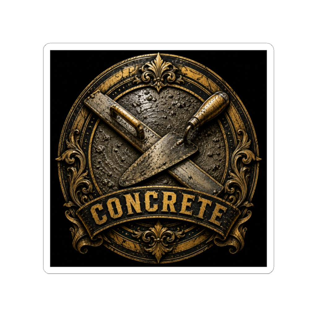 Concrete Craftsmanship Sticker