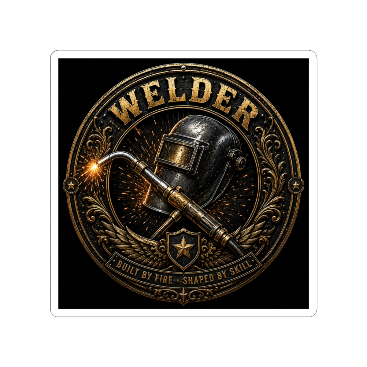 Welder Pride Sticker