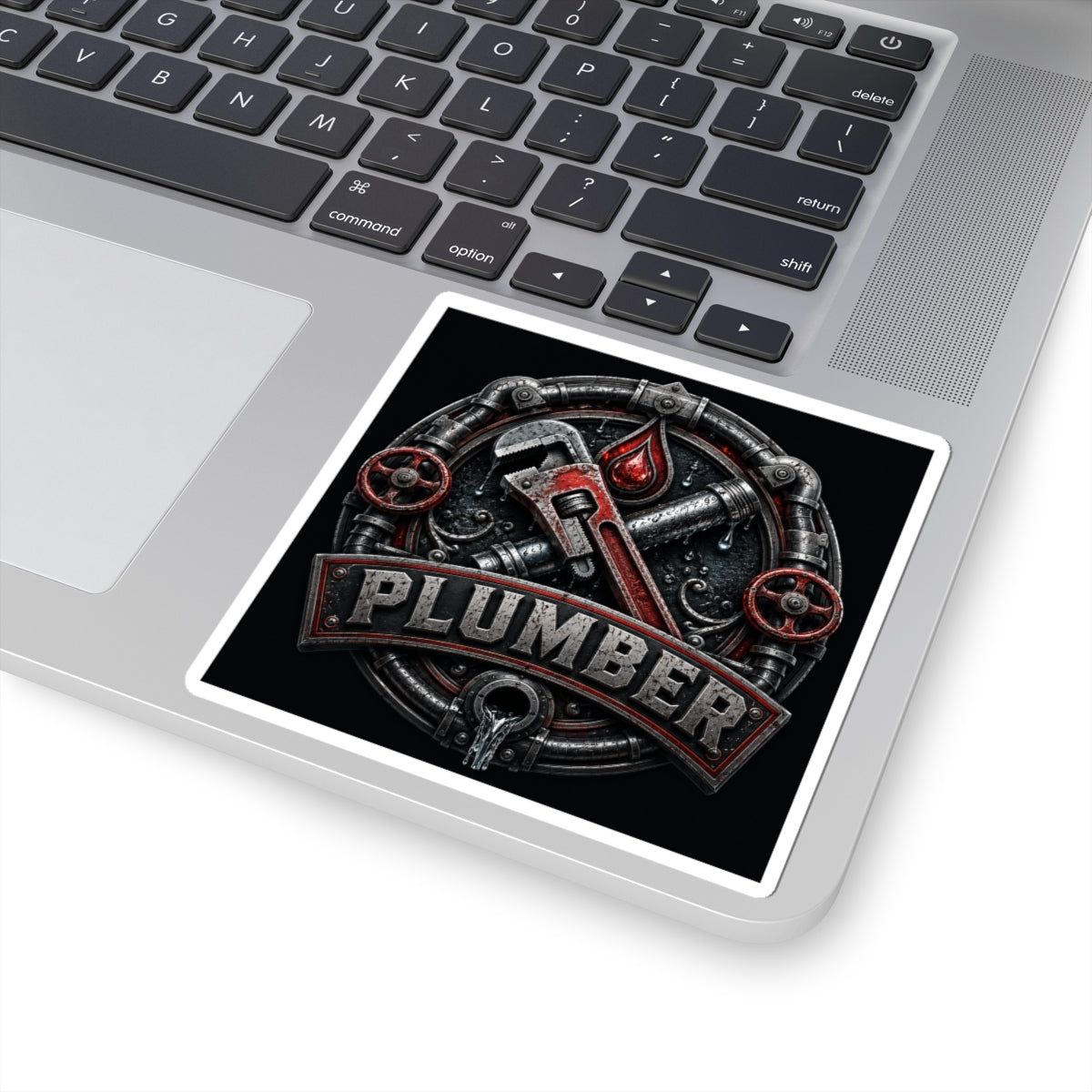 Proud Plumber Badge Sticker